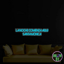 Neon Personalizado: La noche comien...