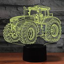 Lampara Neón Tractor Amarillo