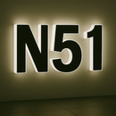 Letras Corpóreas PVC + Metacrilato iluminado