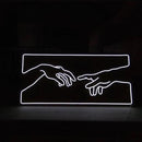 Neón La Mano De Dios