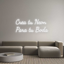 Neón Personalizado para Boda - Editor en Vivo